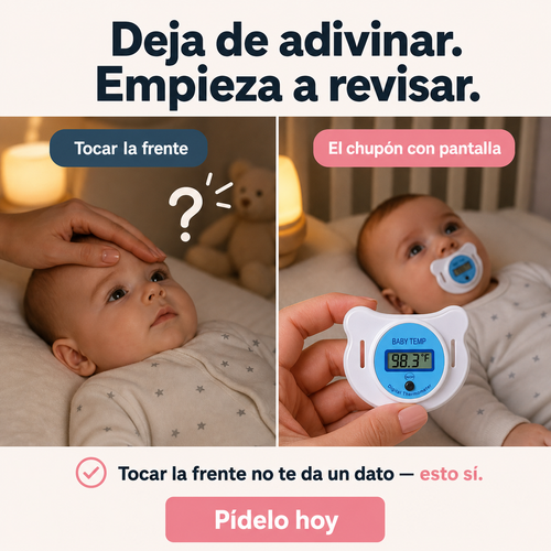 Chupon Termometro Digital Para Bebes